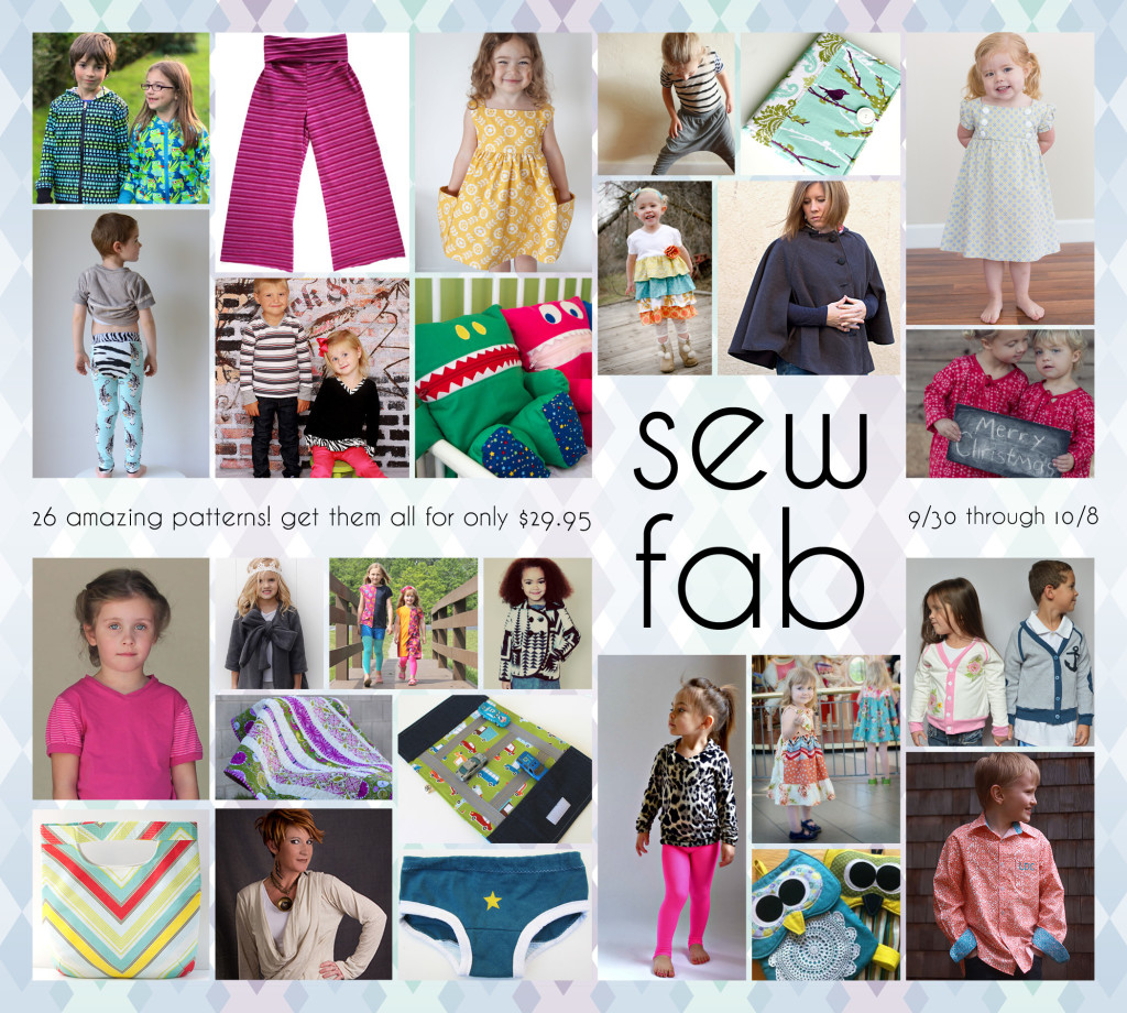 sew fab sale pattern collage