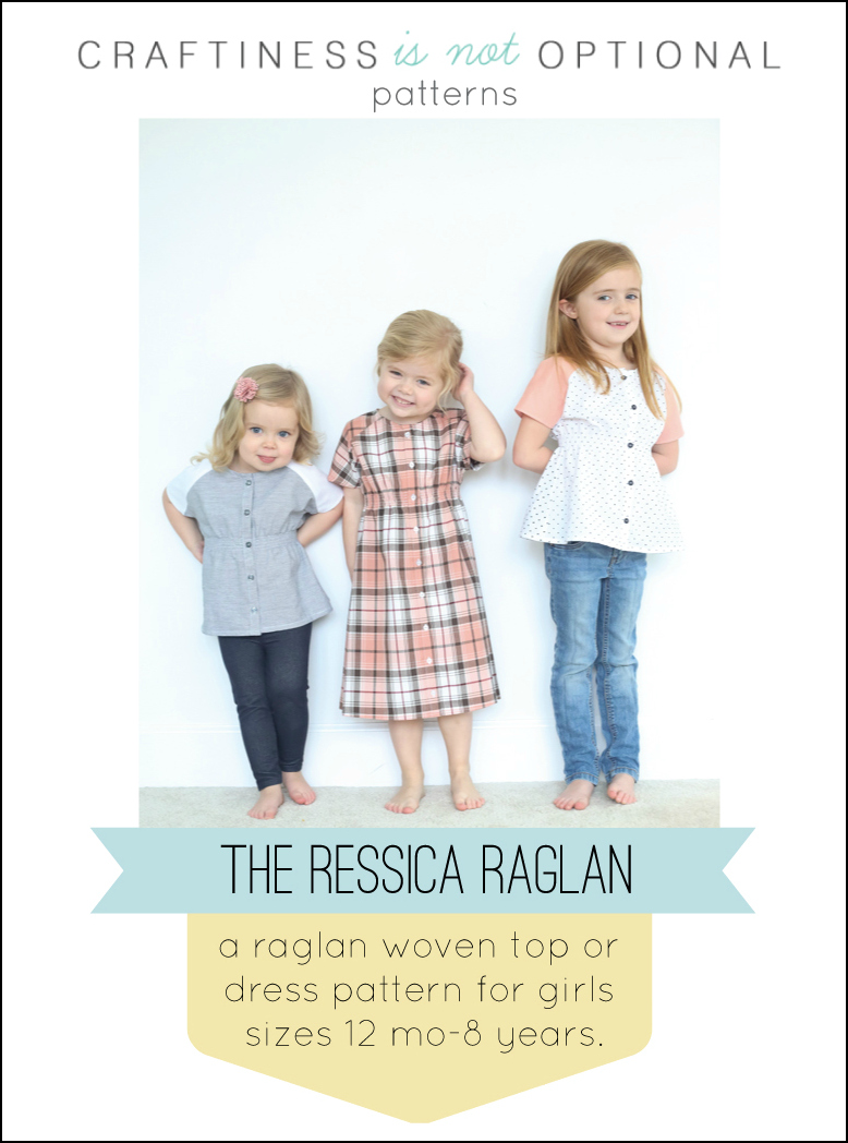 the ressica raglan tunic and dress pattern! new pattern from craftiness is not optional