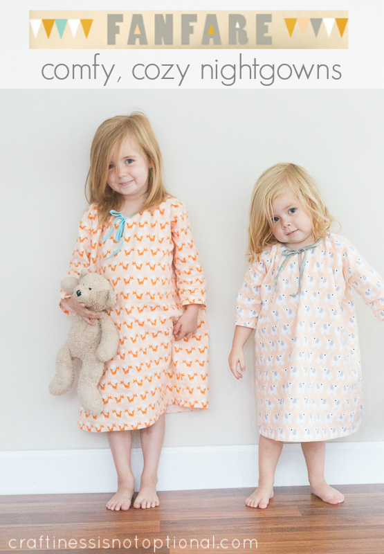 Girls flannel night sales gown