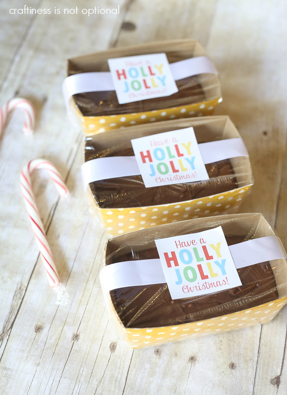 Free Printable Holiday Tags for Mini Loaf Pans