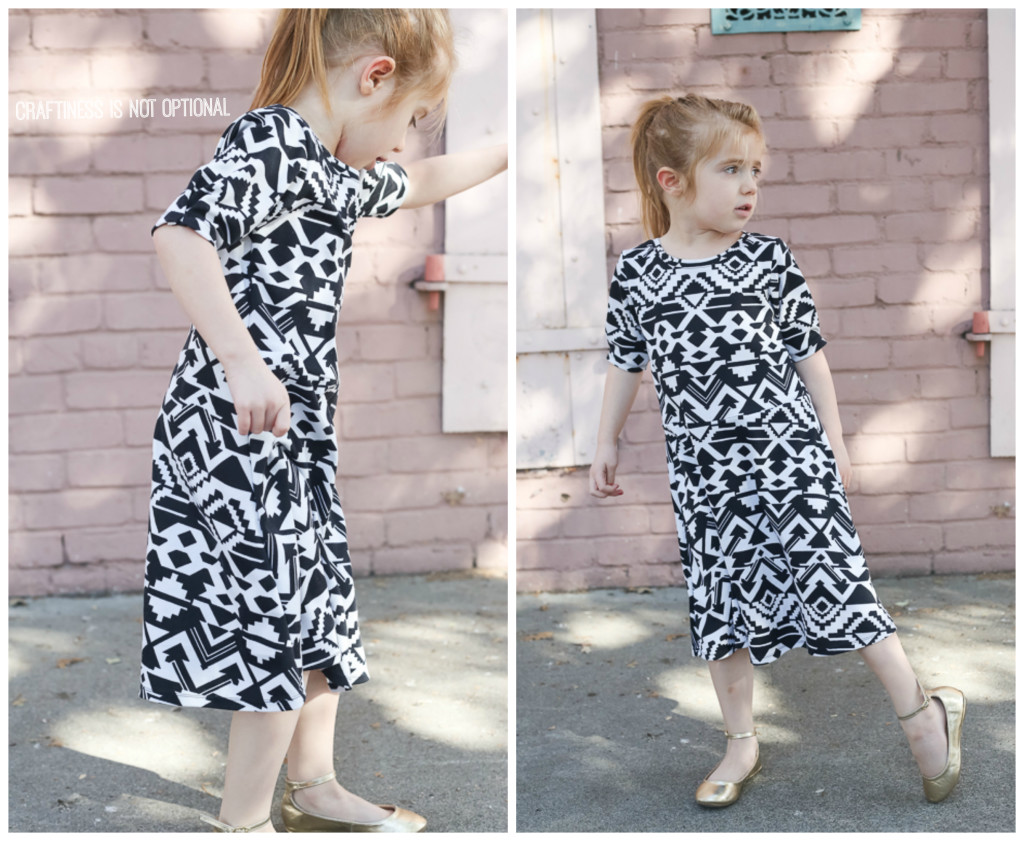 aztec print skater dress