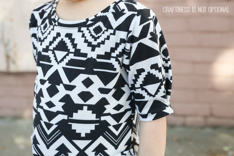 aztec print skater dress