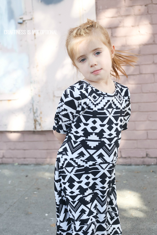 aztec print skater dress