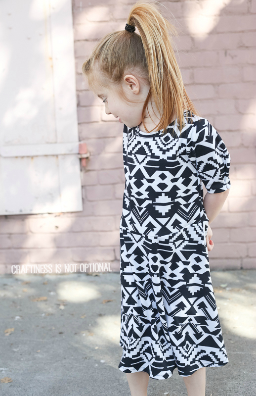 aztec print skater dress