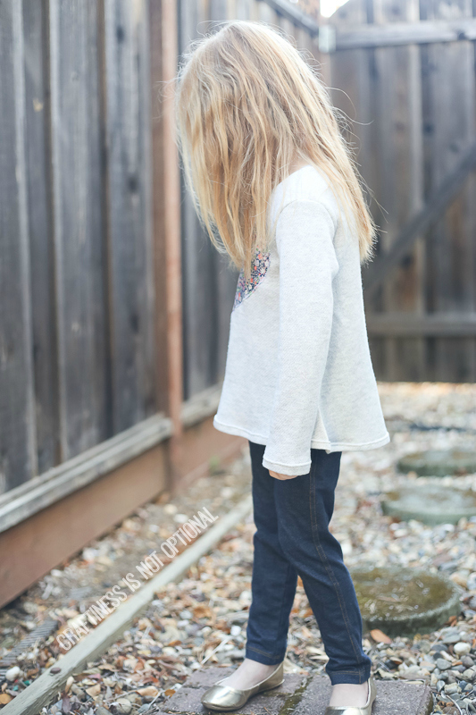 liberty heart Nessie top