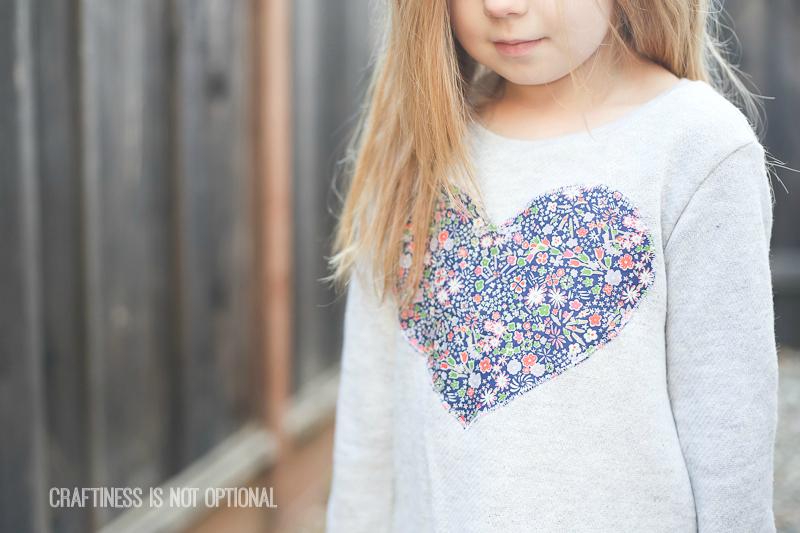 liberty heart Nessie top