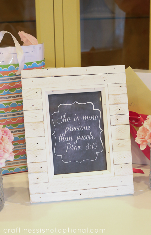 Baby shower sales chalkboard sign ideas