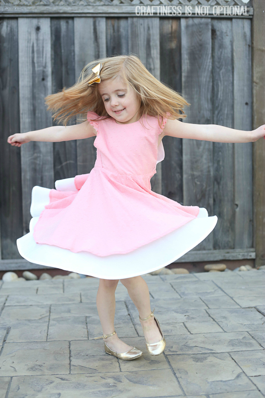 KCW Swiss dot Georgia twirl dress Craftiness Is Not Optional