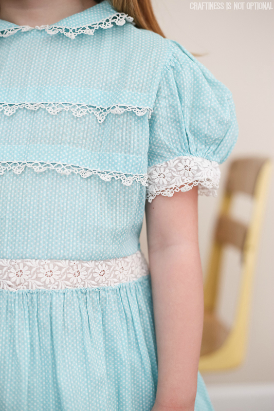 vintage may: beautiful handsewn dress