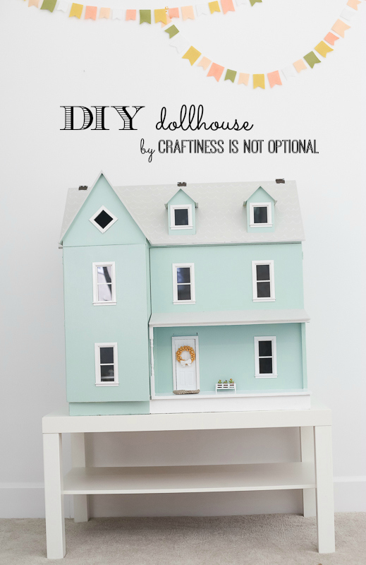 amazing DIY dollhouse by craftiness is not optional