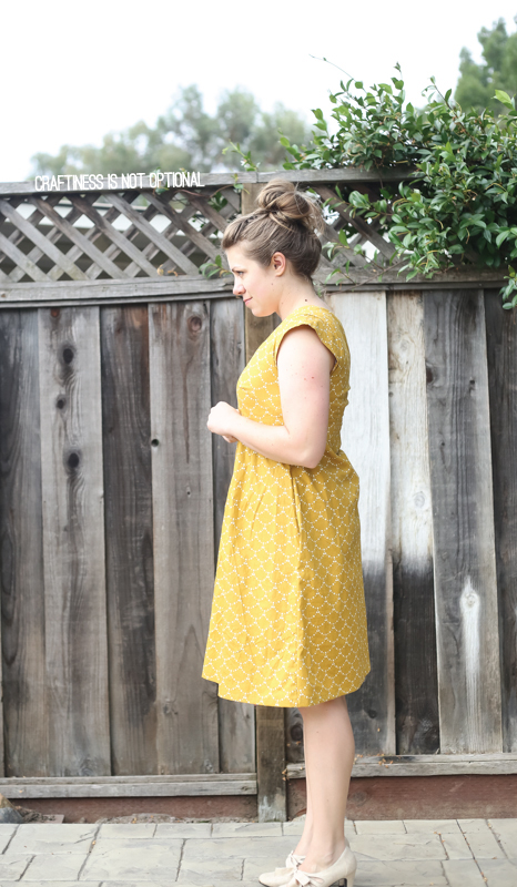 mustard washi dress \\ craftiness is not optional