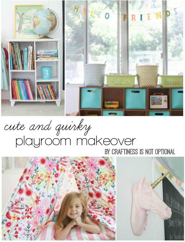 cute and quirky playroom makeover by craftiness is not optional