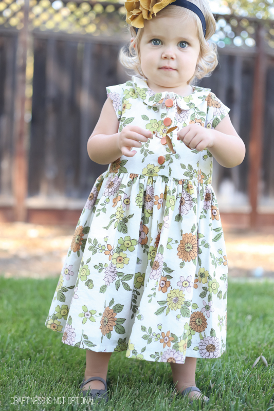 5 and 10 designs dainty floral dress \\ craftiness is not optional