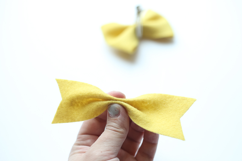 felt bow free pattern and tutorial