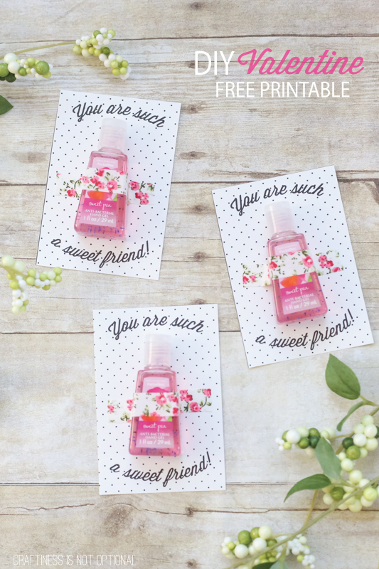 DIY valentines with free printables!