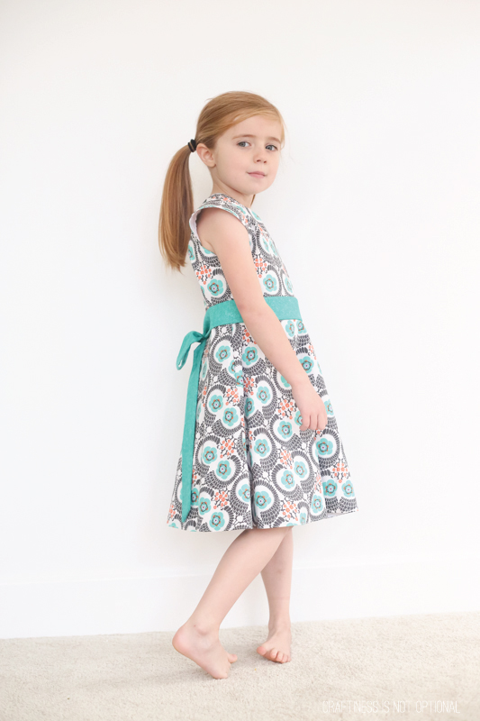 first day dress in Amy Butler