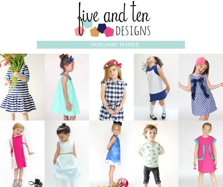 5 and 10 Designs Volume Three is out! 1 Pattern, 5 Designers, 10 Pattern Alterations!