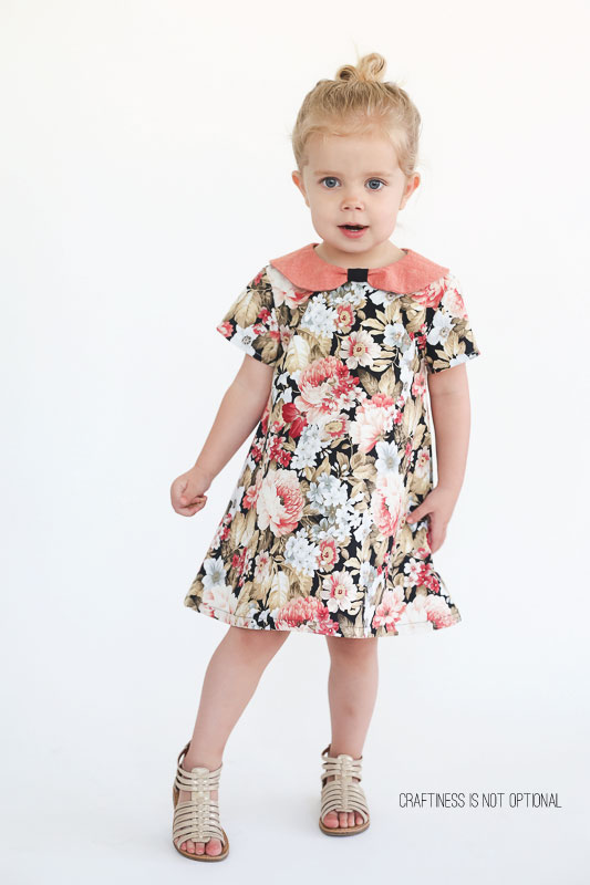 granny floral Norah dress || sewn by craftiness is not optional
