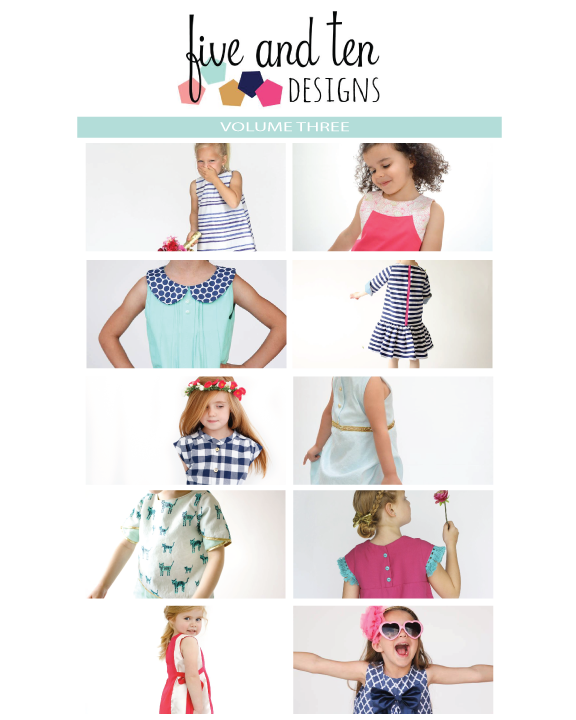 5 and 10 Designs Volume Three is out! 1 Pattern, 5 Designers, 10 Pattern Alterations!