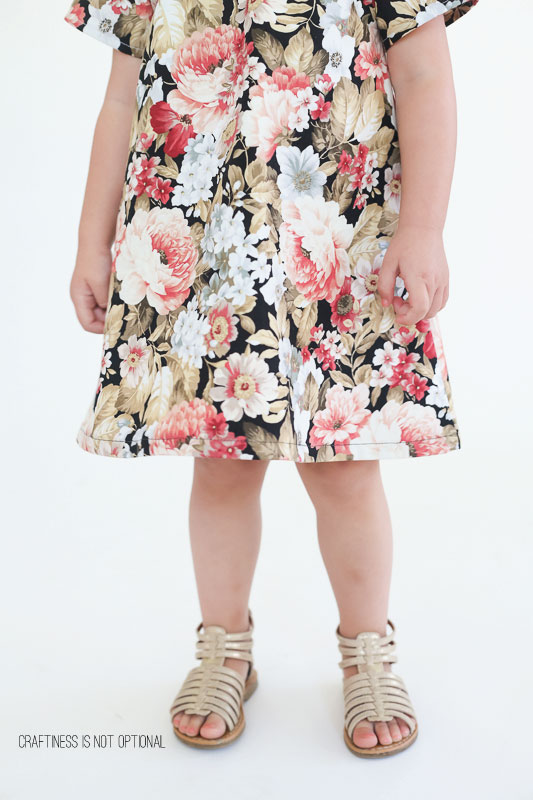 granny floral Norah dress || sewn by craftiness is not optional