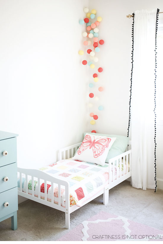 bright and happy shared girls room