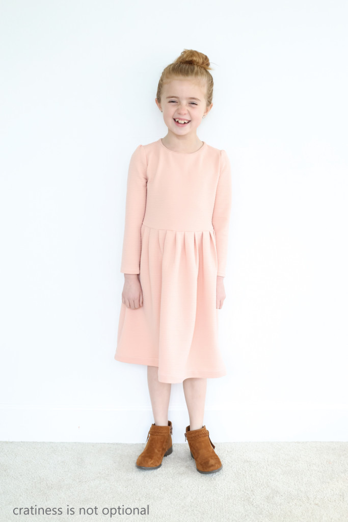 peachy coral kensington dress