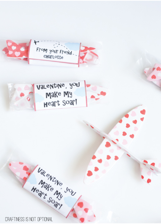 Airplane Valentine With FREE Printables airplane-valentine-with-free-printables