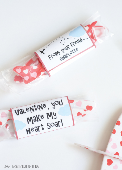 Airplane Valentine With FREE Printables airplane-valentine-with-free-printables