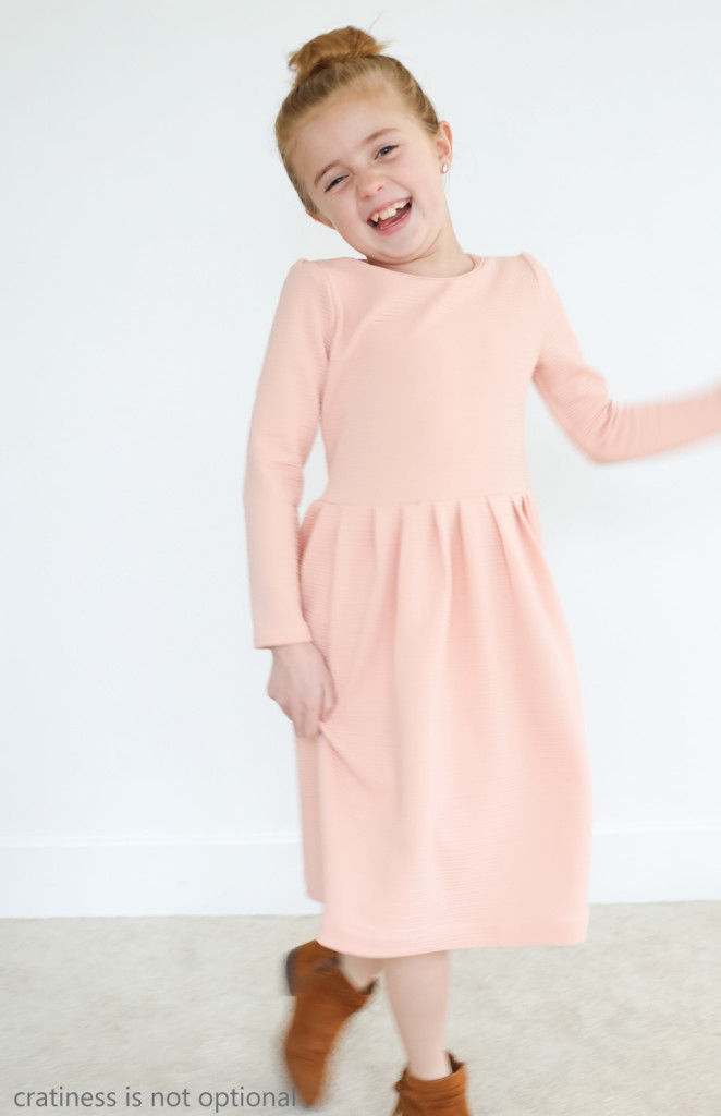 peachy coral kensington dress