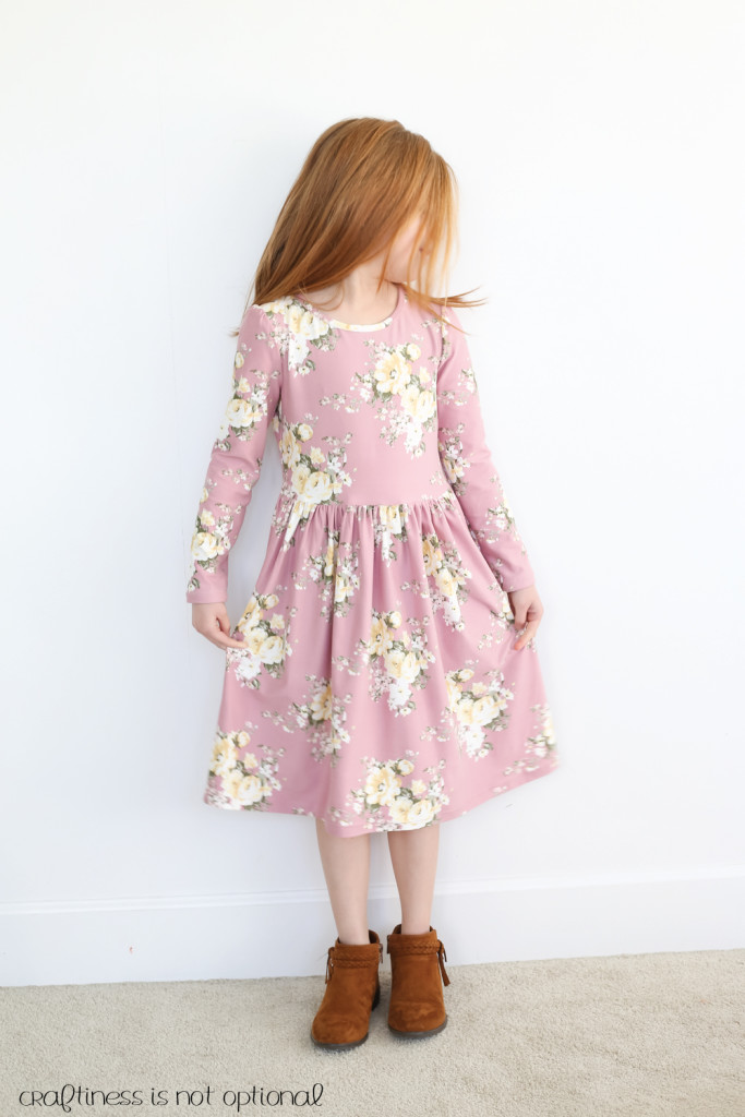 lavender floral kensington dress