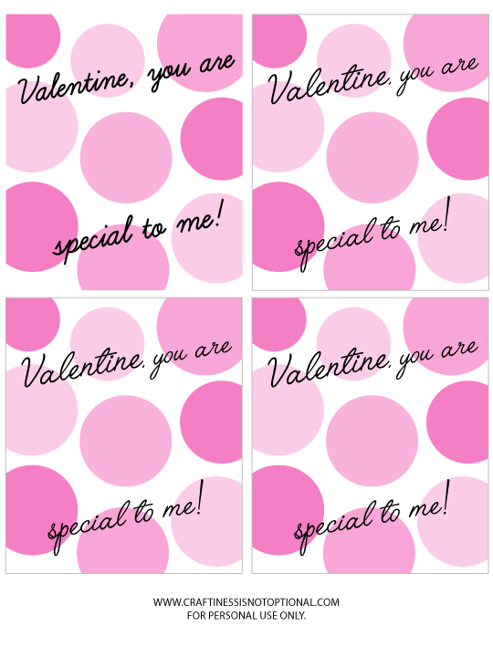 EXTRA special Valentines with free printable!