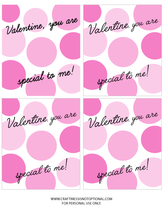 EXTRA Special Valentines With Free Printable 