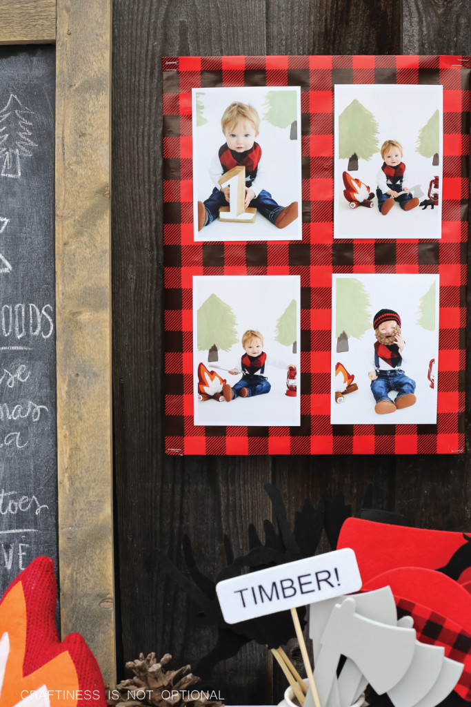 a lumberJACK first birthday party