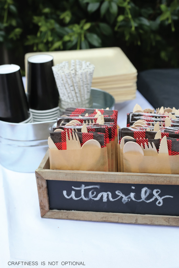 a lumberJACK first birthday party