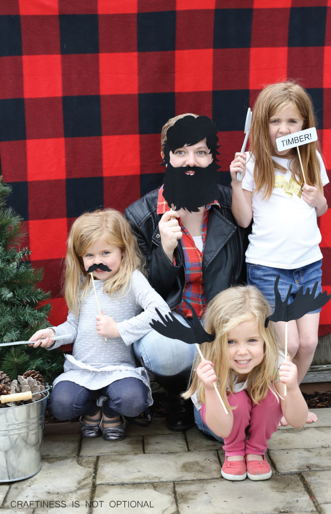 a lumberJACK first birthday party