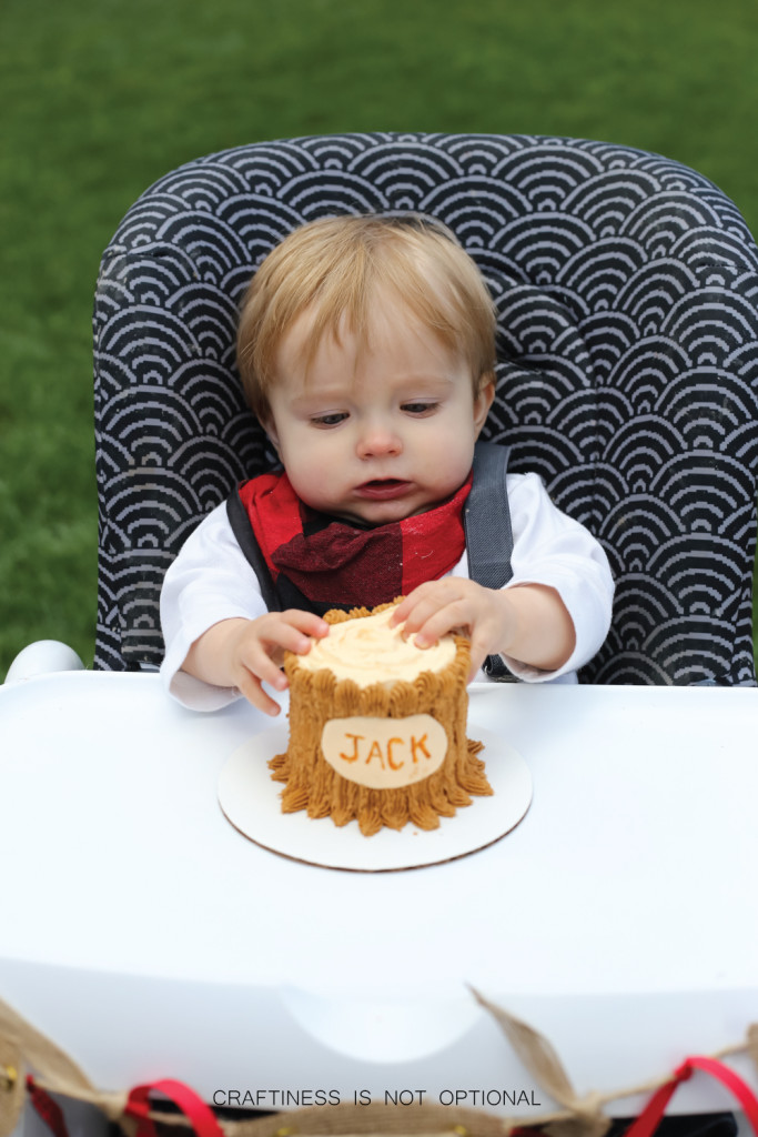 a lumberJACK first birthday party