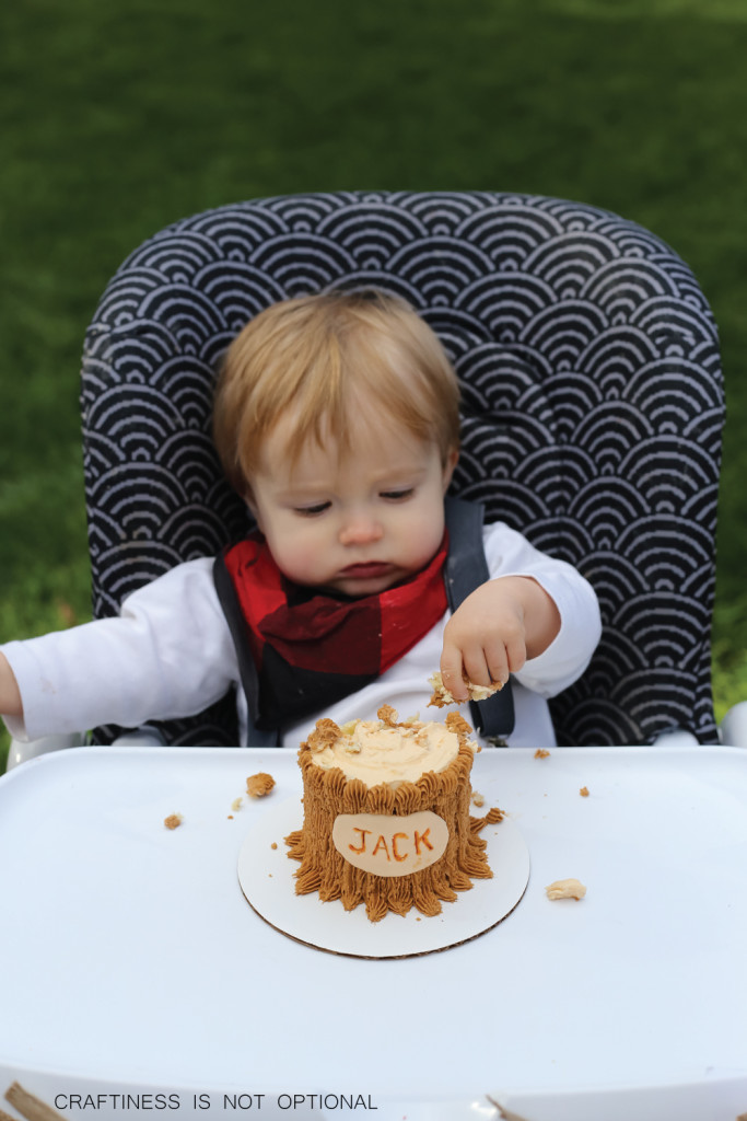 a lumberJACK first birthday party