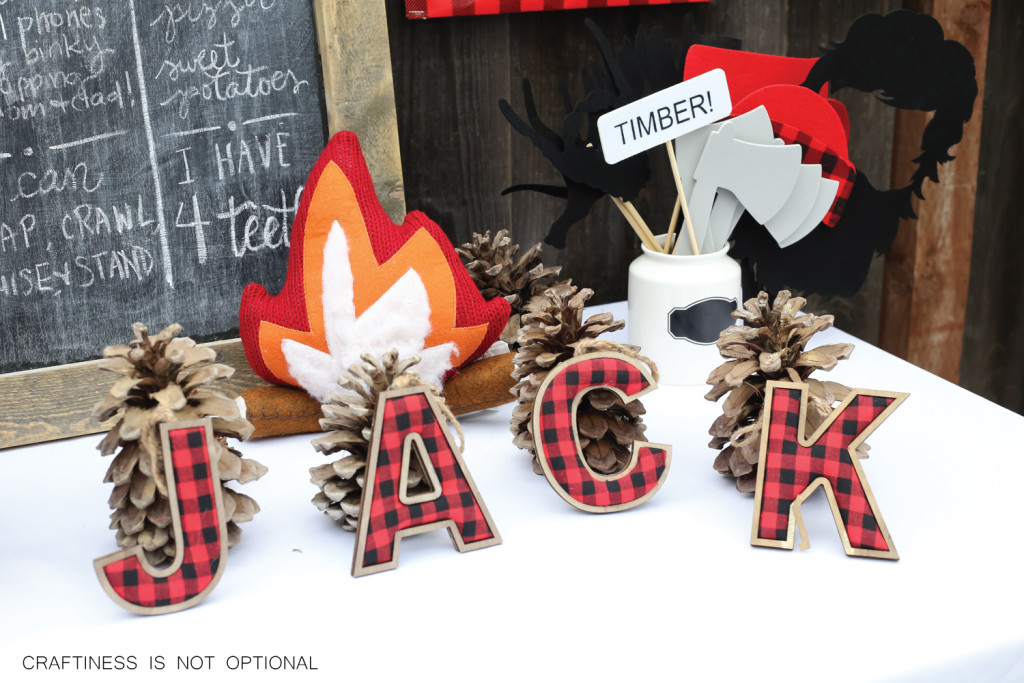 a lumberJACK first birthday party