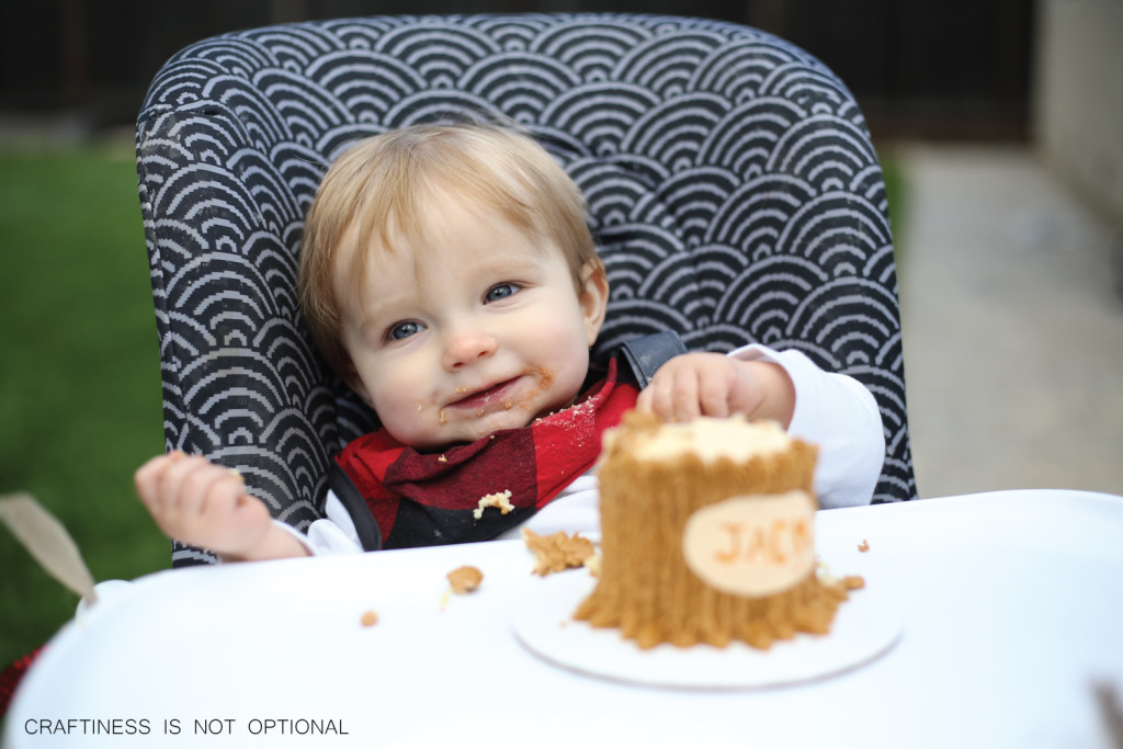 a lumberJACK first birthday party