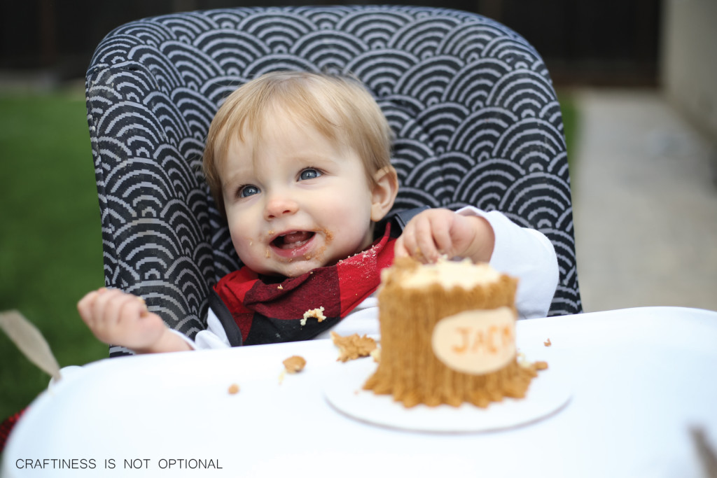 a lumberJACK first birthday party