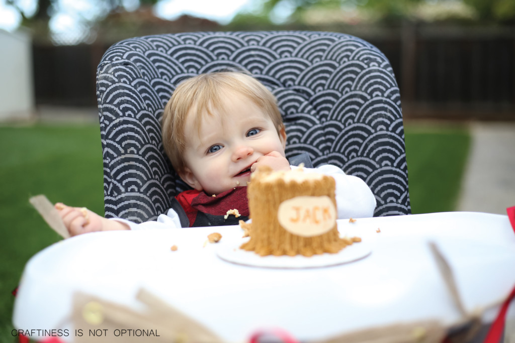 a lumberJACK first birthday party