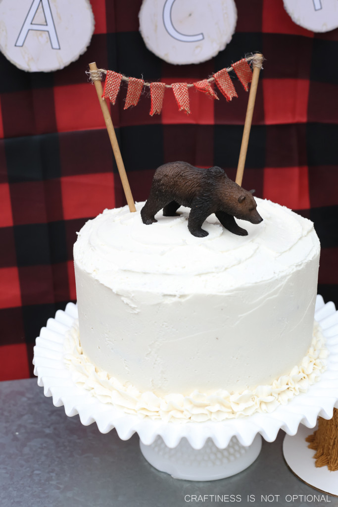 a lumberJACK first birthday party