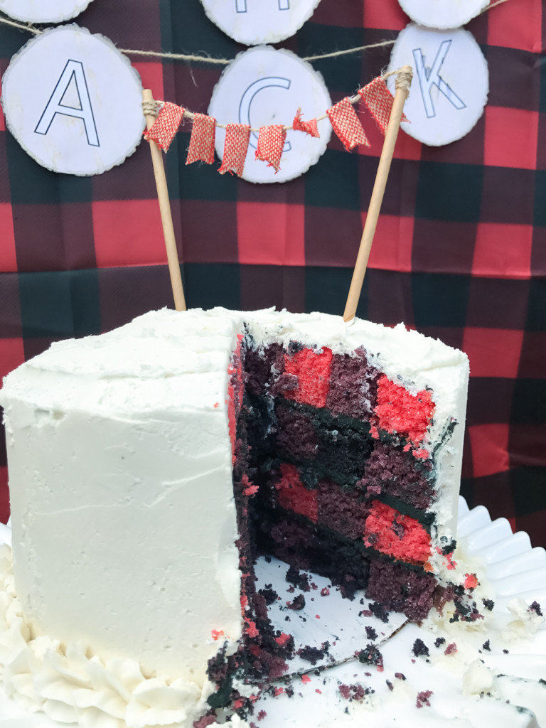 a lumberJACK first birthday party