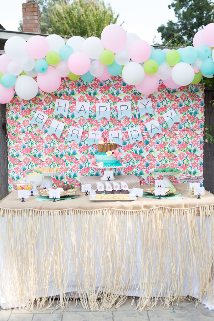 MOANA themed birthday party