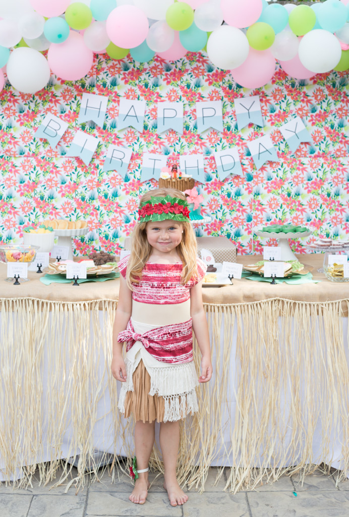 MOANA themed birthday party