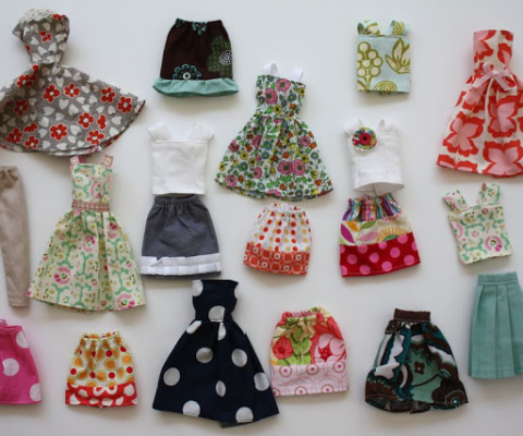 Hand sew clearance barbie clothes